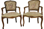 Brocante Franse Louis Xv Stoeltjes, Fauteuils Set Prijs