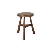 Vintage Kruk Eiken Brutalist