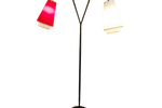 Zeldzame Vintage Deense Staande Lamp