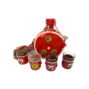 Vintage Folk Art  Drankset