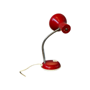 Vintage Flexibele Rode Spage Leeftijd Tafellamp