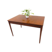 Vintage Eettafel Uitschuiftafel Jaren 60 Teak Hout Retro