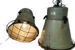 Vintage Industriële Lampen, Fabriekslampen, Hanglamp Pr/Pst