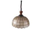 Vintage Schelpenlamp Bruin