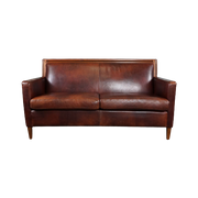Schapenleren Art Deco 2,5 Zits Bank