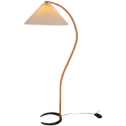 Mads Caprani Floorlamp With Cast Iron Base And Original Shade 70'S - Tnc3