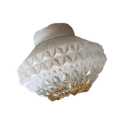 Glashutte Limburg Glazen Plafondlamp , Mid Century