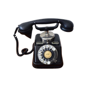 Vintage Telefoon Bakeliet Met Draaischijf Ktas Retro