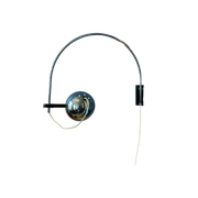 Mid Century Herda Eyeball Wandlamp In Chrome | Space Age Lamp