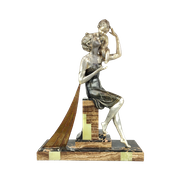 Groot Art Deco Beeld Ugo Cipriani