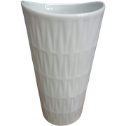 Edelstein Bavaria White Ceramic Vase 1960S