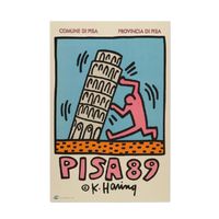 Keith Haring  |  "Pisa 89"