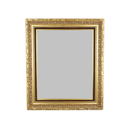 Hollywood Regency Spiegel Oude Gouden Lijst Hout Barok 64X54Cm | Kerst