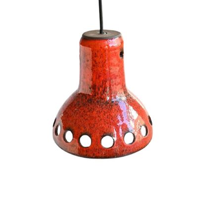ondergronds taart brandwonden Vintage Hanglamp Oranje Keramiek | Hanglamp | Vintage | Reliving