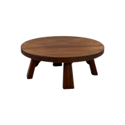 Brutalist Salontafel Vintage Massief Eiken