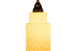 Bohemian Glazen Jaren 70 Hanglamp, Melkglas Sfeerlamp