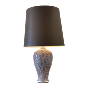 Xl Bruine Keramiek Tafellamp 91Cm Hoog - Schemerlamp - Lamp