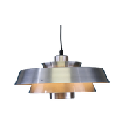 Originele Nova Designlamp In Massief Gesatineerd Aluminium Ontworpen Door Jo Hammerborg Voor Fog