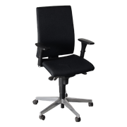 Nowystyle Bureaustoel, Zwart, 3D Armleggers