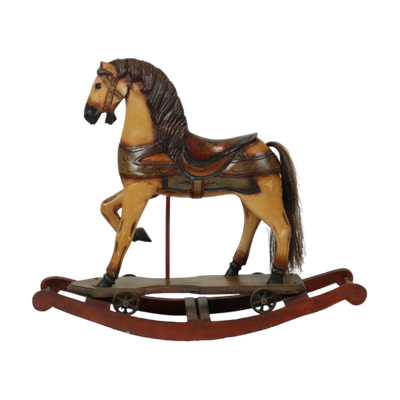 Houten hobbelpaard vintage | Sprinkel Hop