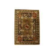 Warm Gekleurd Vloerkleed Van Wol Met Een Prachtig Patroon, 295 X 200 Cm