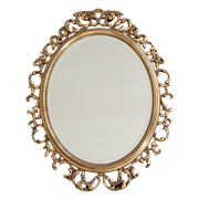 Grote Sierlijke Barok Stijl Spiegel Met Krullende Acanthus Bladeren