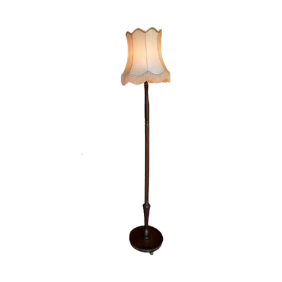 Brig Ophef Evalueerbaar Vintage Brocante Staande Lamp, Houten Voet, Kap, Agrement | Stalamp |  Landelijk ,| Vintage | Reliving