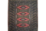 Tm11 Vintage Perzisch Kleedje Zijdeachtig Taupe Bruinroze