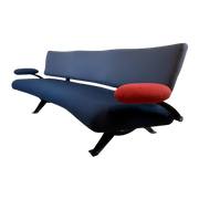 Artifort Orbit Bank Blauw (Model C341/3) Met Armleuningen
