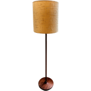 Deense Vloerlamp Teak Stalamp Staande Lamp Vintage