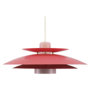 Unieke Kleurrijke Deense Designlamp *** Horn Lighting Model 760 *** Volledig Gerestaureerd *** Ja