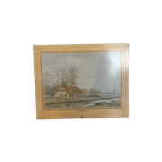 Schilderij Van Boerderij