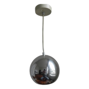 Vintage Hanglamp Met Verchroomde Bol, Rotaflex