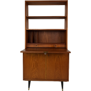 Scandinavisch Vintage Teak Fineren Boekenkast Jutis