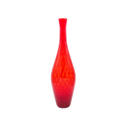 Grote Rode Murano Glazen Vaas,1960S