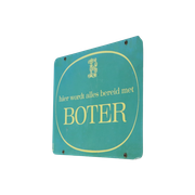 Metalen Reclame Bord Boter Publicité Vanypeco Dubbelzijdig Reclamebord 30X20Cm