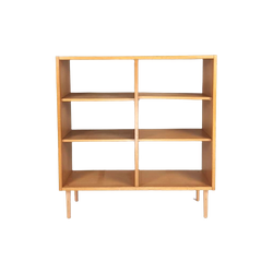 Vintage Deens Eiken Boekenkast 2X | Oak Danish Bookcase