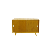Vintage Fineer Design Schuifdeur Kast Jiri Jiroutek, Dressoir