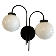 Vintage Bol Wandlamp Jaren 80
