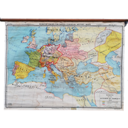 Schoolkaart - Europe, Charles V, 1519