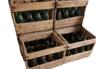 Oude Houten Krat, Flessenkrat Met 12 Wijnflessen