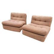 2 Lounge Chairs Amanta Model Design Van Bellini Voor B&B - Tnc3
