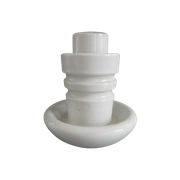 Vintage Grote Zware Isolator Porselein Kandelaar