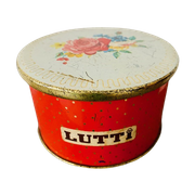 Brocante Blikje Lutti Roos