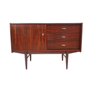 Vintage Dressoirtje Rosewood Fineer Lades