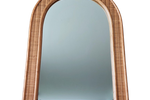 Bohemian Rattan Mirror.
