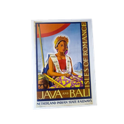 Treinreizen Nederlands-Indië Op Java En Bali Poster