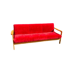 Vintage Bank Slaapbank Rood