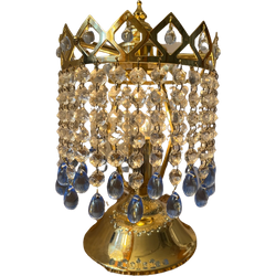 Murano Tafellamp Met Kristallen Druiven Frame