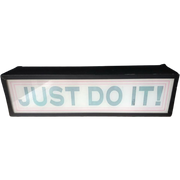 Just Do It! Lichtbak Lamp/ Ophangbaar/ Afm 53,5X11Xh15Cm